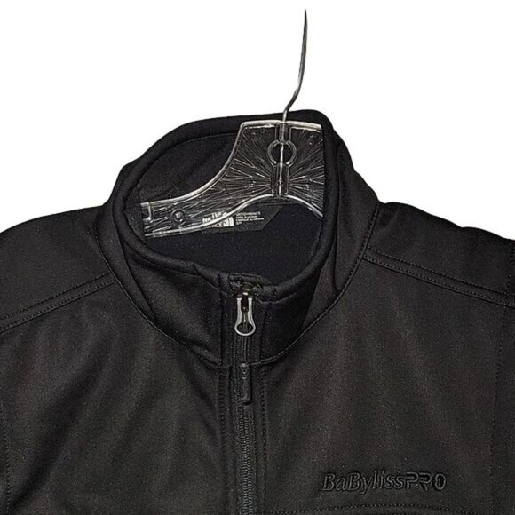 The North Face Ridgewall Softshell Vest‎ S Black BaBylissPRO Logo Zipper Pockets - Picture 4 of 10